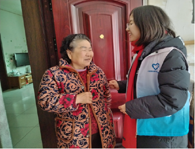 寒冬暖守护 网格护平安