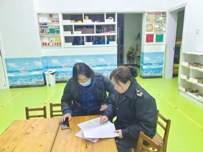 落实校园监督检查 守护幼儿健康成长