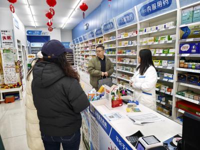 峡江社区开展商铺安全专项检查