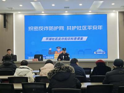织密反诈防护网 共护社区平安年