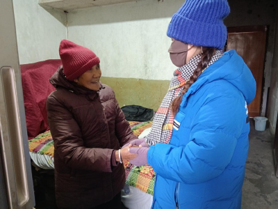 寒冬送温暖 网格暖人心