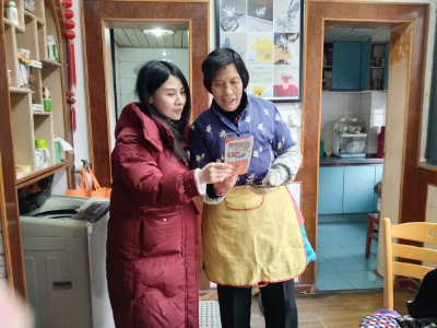 风雪无阻送温暖 走访关怀暖人心