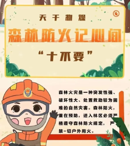 气温回升，天干物燥！森林防火牢记“十不要”