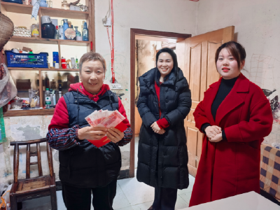 新春慰问送温暖 组织关怀显真情