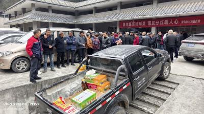 集体经济结硕果 新春福利暖民心！樟村坪镇砦沟村400余户村民喜领发展红利