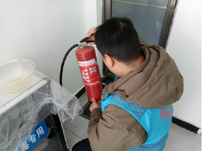 锦云社区：开展节前消防检查 筑牢节日安全防线