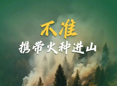 森林防火，人人有责！