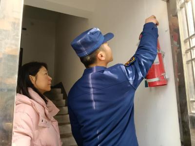 联查老旧小区消防 共筑社区安全防线