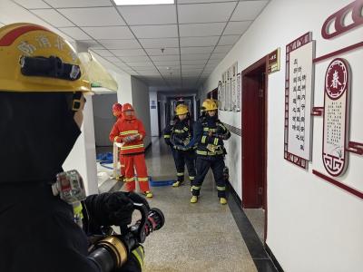 夷陵区消防救援局组织开展养老机构专项熟悉演练工作