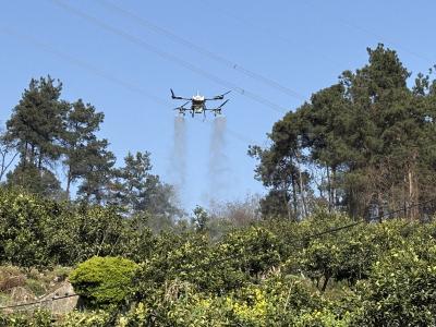 三斗坪镇空中“突击队”上岗，全力阻击柑橘病虫害