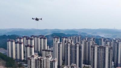 大载重无人机与高扬程水泵首次协同作战 夷陵区成功举办高精尖装备灭火演练