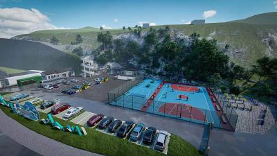 三斗坪镇东岳庙村新建文化广场助力乡村振兴