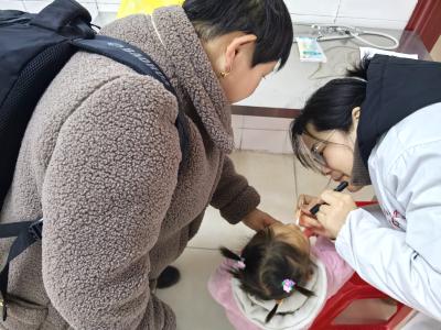 黄花镇卫生院开展春季入园体检