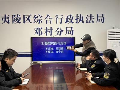 邓村：聚焦执法影像记录 提升队伍宣传素养