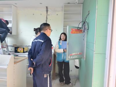 绿洲社区：筑牢施工安全线 守护辖区平安家