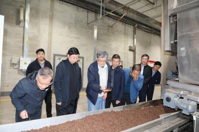 中国食品工业协会白酒专家委员会主任高景炎考察稻花香