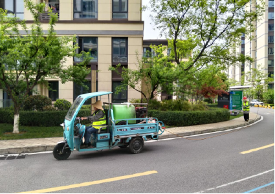 锦湖社区：筑牢卫生防线 守护美好家园