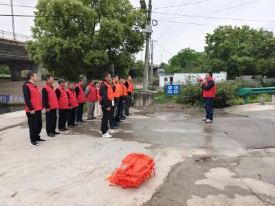 南村坪村：紧绷防汛弦 演练护平安