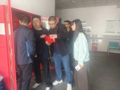 紧抓节前安全检查 筑牢群众健康防线