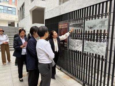 朝阳社区：春训寻访历史印记，砥砺奋进初心使命