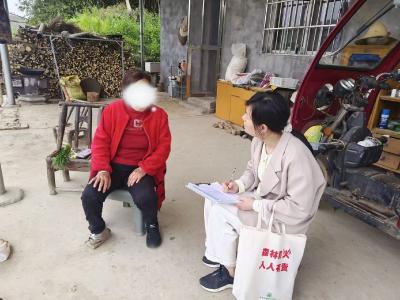 姜家畈村开展残疾人暖心走访活动