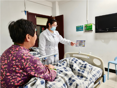 黄花卫生院：暖心提示进病房 科学控糖有指引