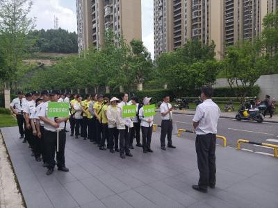 锦湖社区：实战演练防汛期 守护家园保平安