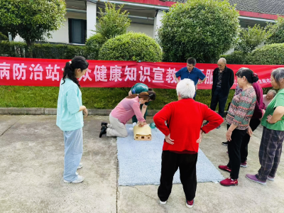 鸦鹊岭镇中心卫生院：开展急救技能培训 守护生命安全