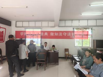 分乡镇中心卫生院开展民法典 “进乡村” 宣传活动