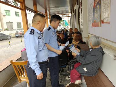 谭家榜社区：开展反诈宣传 筑牢平安防线