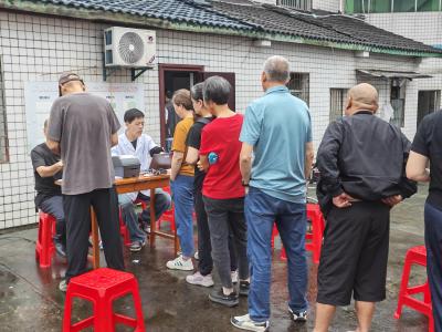 丁家坝社区：健康体检惠居民 贴心服务护安康