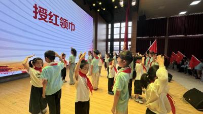 鸦鹊岭小学：高举队旗跟党走 争做新时代好少年