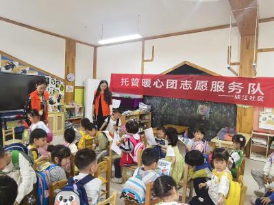 峡江社区：萌娃学避险 安全记心间