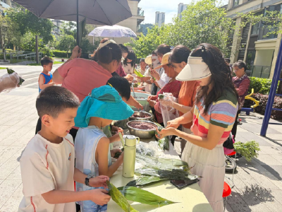 锦湖社区：粽叶飘香迎端午，幸福和谐邻里情