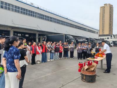 以练筑防 守护平安！夷陵区抓实寄递物流行业消防安全培训与应急演练