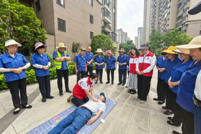 锦湖社区：红十字志愿服务进物业 急救培训筑牢安全防线