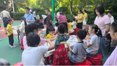 锦江社区：童趣手绘乐 欢乐庆六一