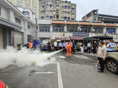 兴安社区：老街消防演练，筑牢安全防线