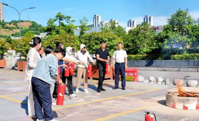 夷陵区开展消防安全培训暨演练活动