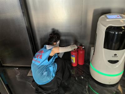 绿洲社区：商铺安全大排查 筑牢辖区防火线