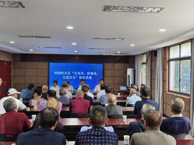 鸦鹊岭社区：抓实安全宣传 守护平安社区
