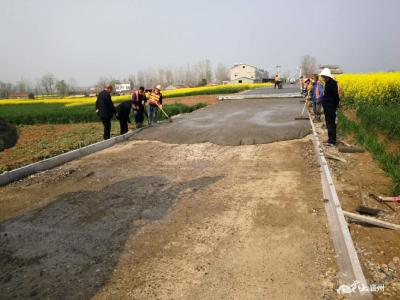 襄州区首条农村公路建设项目复工