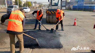 襄州区公路局：整治道路环境  助力爱国卫生运动