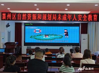襄州区自然资源和规划局开展未成年人安全教育活动