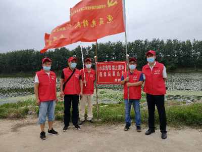 襄州二中：党员巡河保安全 多措并举防溺水