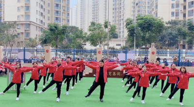 襄州七中教育集团二校区举行广播操比赛
