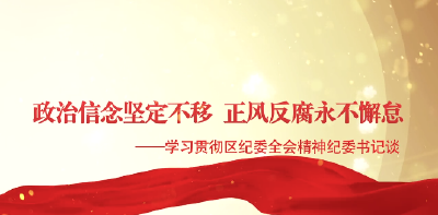 政治信念坚定不移 正风反腐永不懈怠——学习贯彻区纪委全会精神访谈