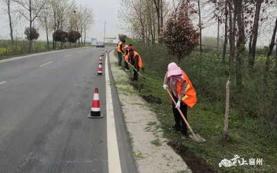 襄州区积极开展春季道路养护
