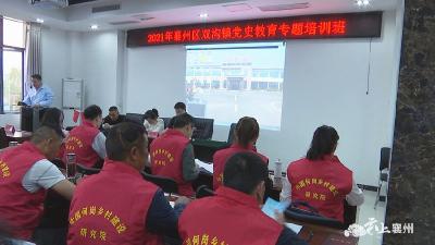 【学党史】双沟镇组织村党组织书记开展党史学习教育