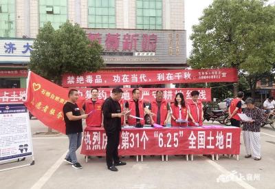 石桥开展第31个全国“土地日” 集中宣传活动